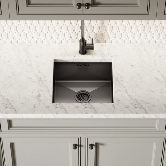 Flow Matte Black Single Lever Kitchen Mixer Tap