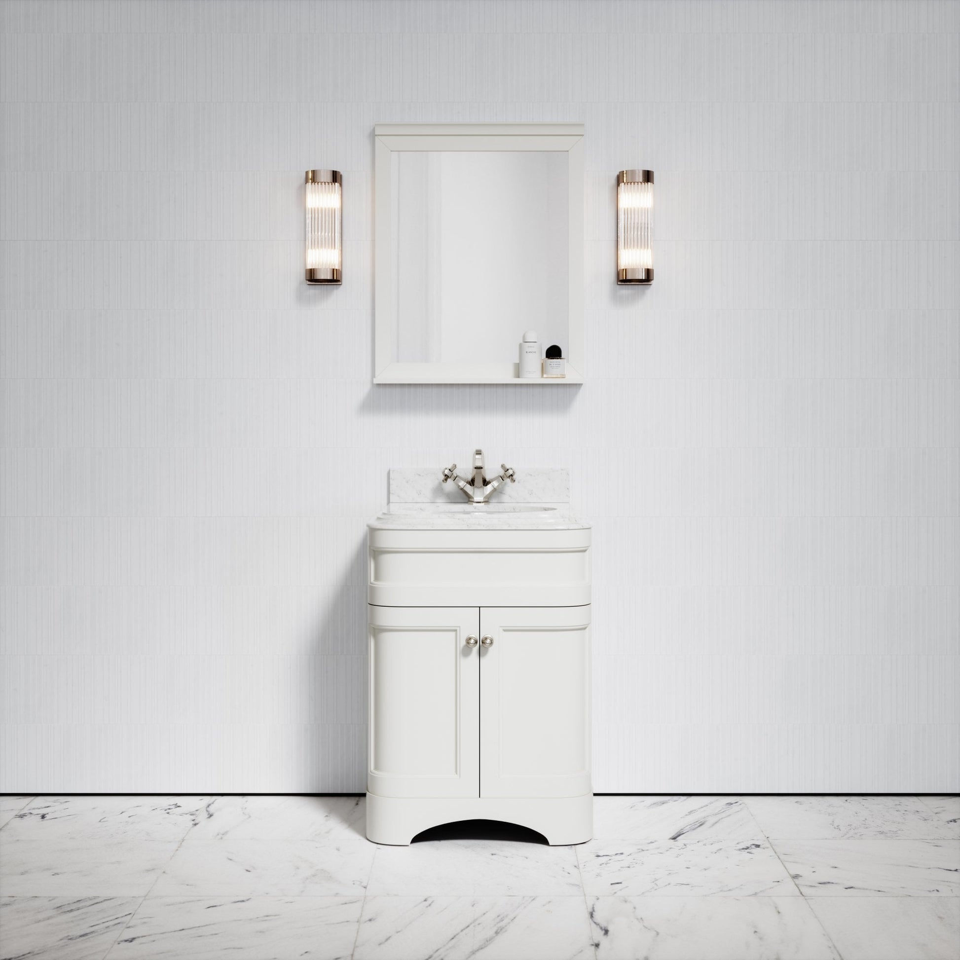 Gainsborough Matte Cream Mirror 600mm