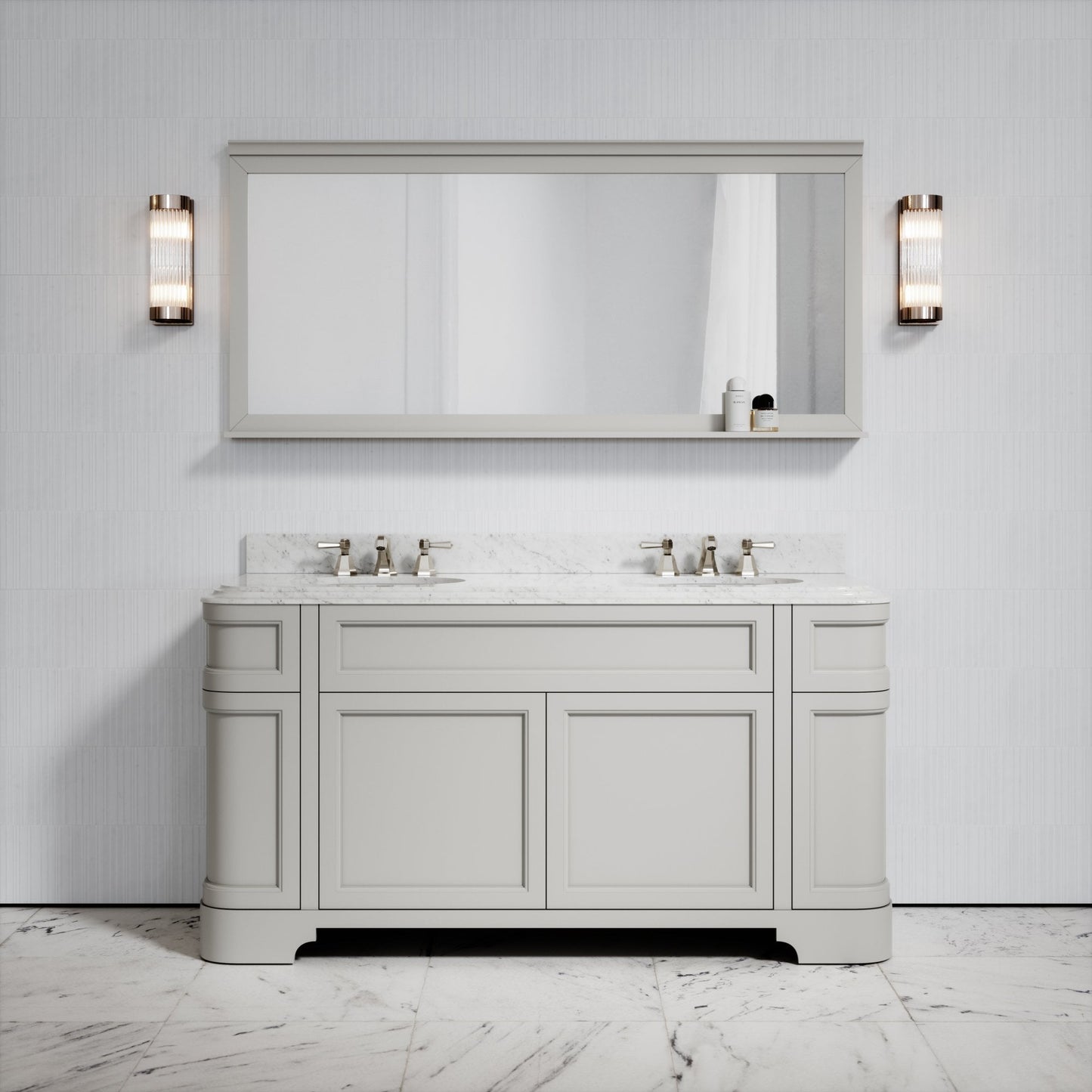 Gainsborough Matte Stone Mirror 1600mm