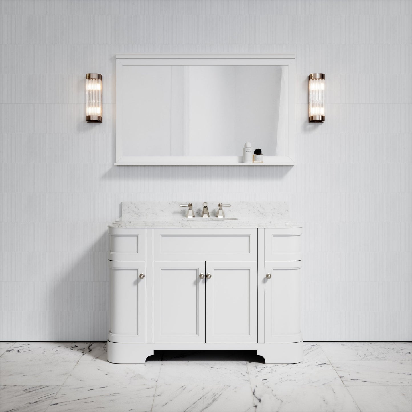 Gainsborough White Mirror Matte 1200mm