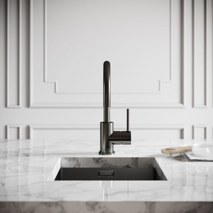 Giro Single Lever Kitchen Mixer Tap Gunmetal