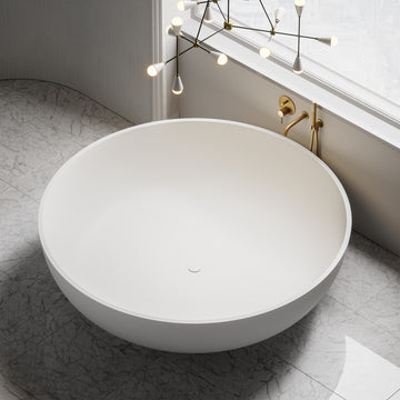 Round Baths | Circular & Round Freestanding Bathtubs - LUSSO