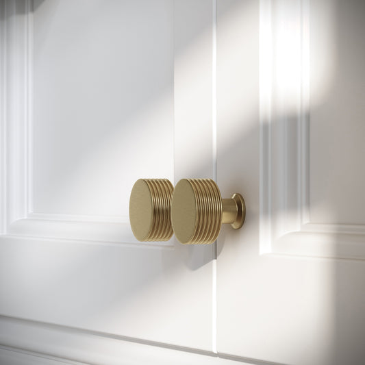 Hampton Brushed Gold Cabinet Knob
