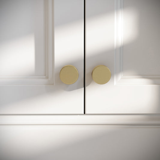 Hampton Brushed Gold Cabinet Knob