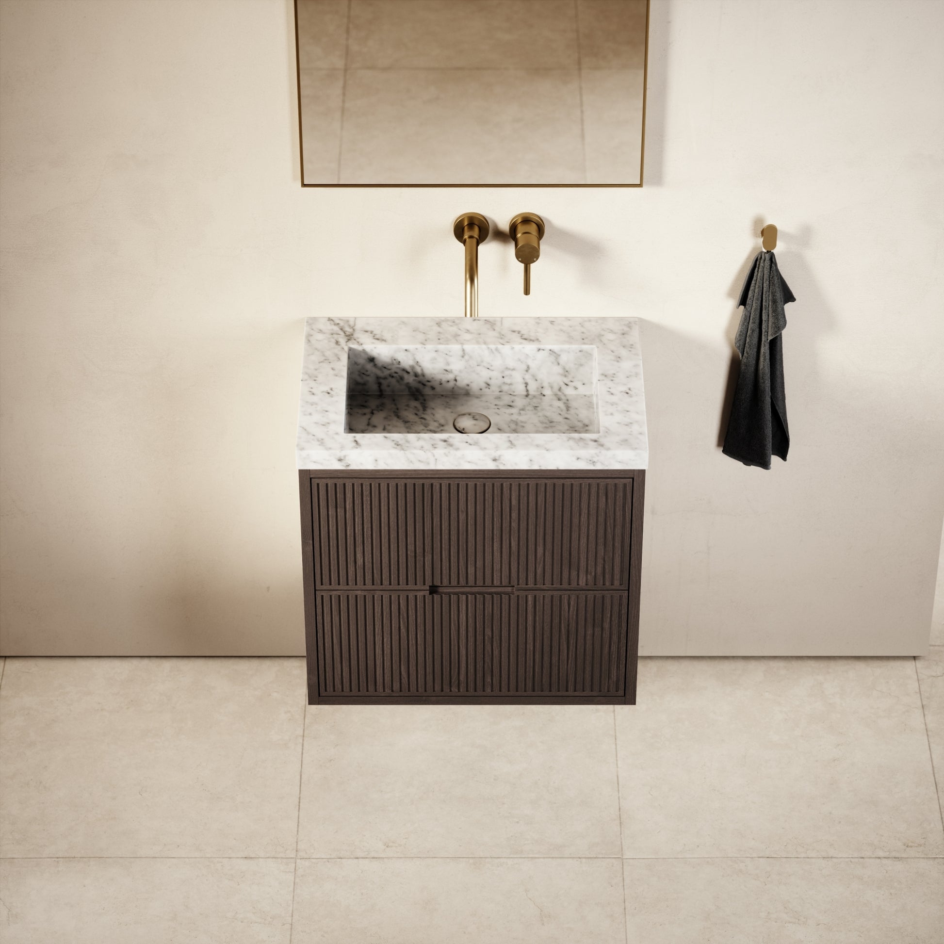Harrington Grey Oak Vanity Unit 600-1200mm