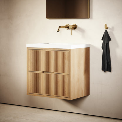 Harrington Natural Oak Vanity Unit 600-1200mm