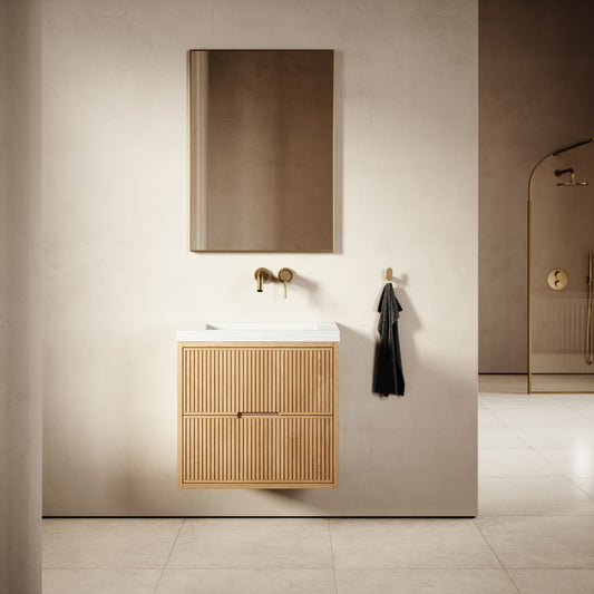 Harrington Natural Oak Vanity Unit 600-1200mm