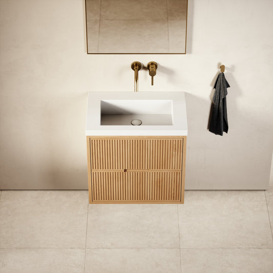 Harrington Natural Oak Vanity Unit 600-1200mm