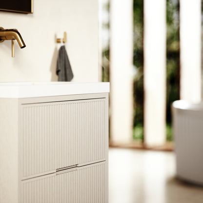Harrington Velvet Beige Vanity Unit 600-1200mm