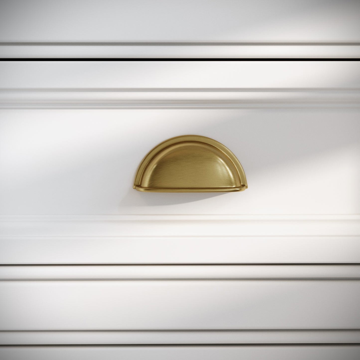 Harris Brushed Gold Cup Handle