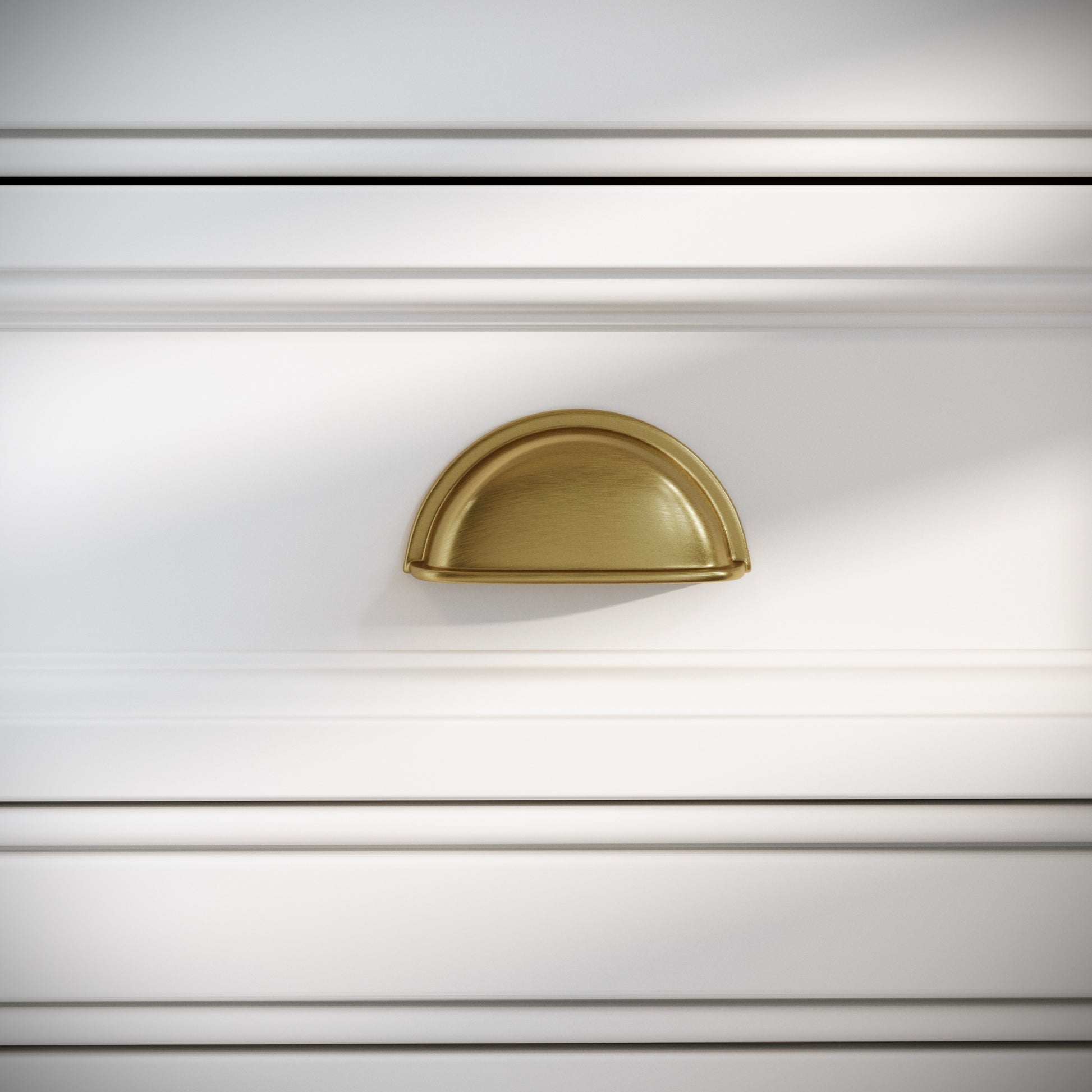 Harris Brushed Gold Cup Handle