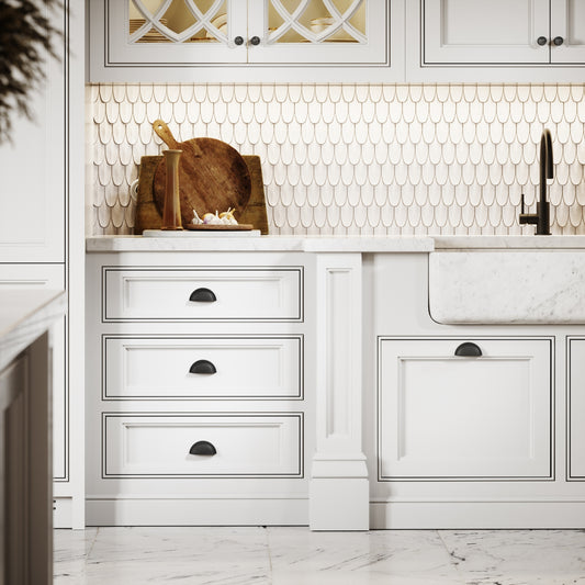 Harris Matte Black Cup Handle