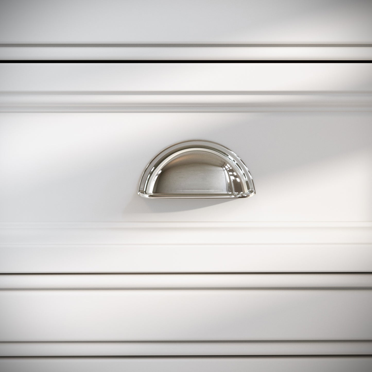 Harris Polished Nickel Cup Handle
