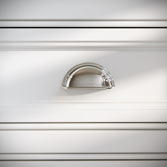 Harris Polished Nickel Cup Handle
