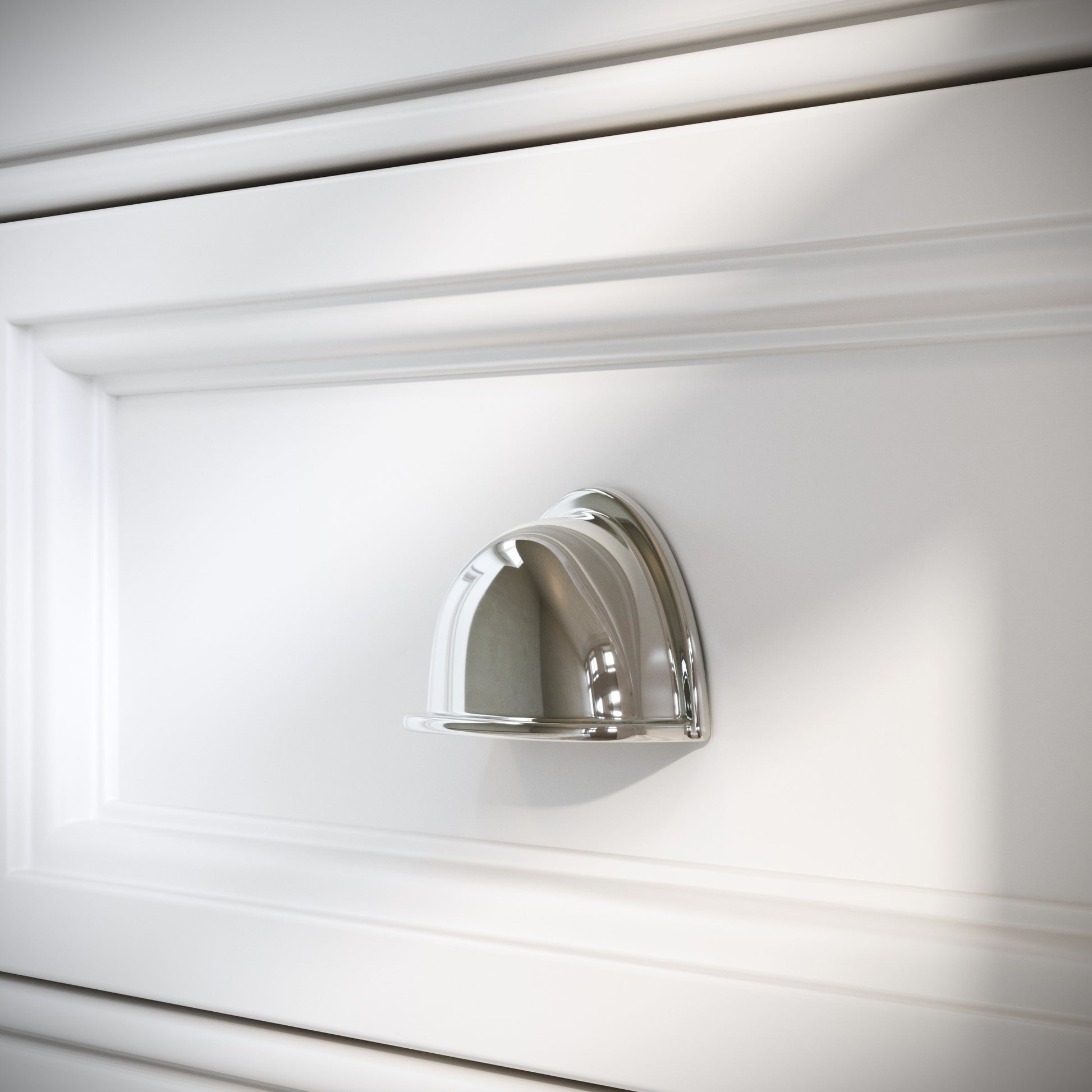 Harris Polished Nickel Cup Handle
