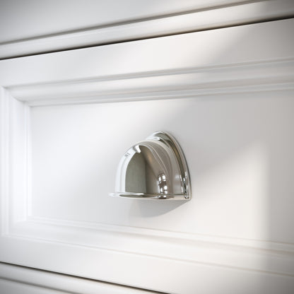 Harris Polished Nickel Cup Handle