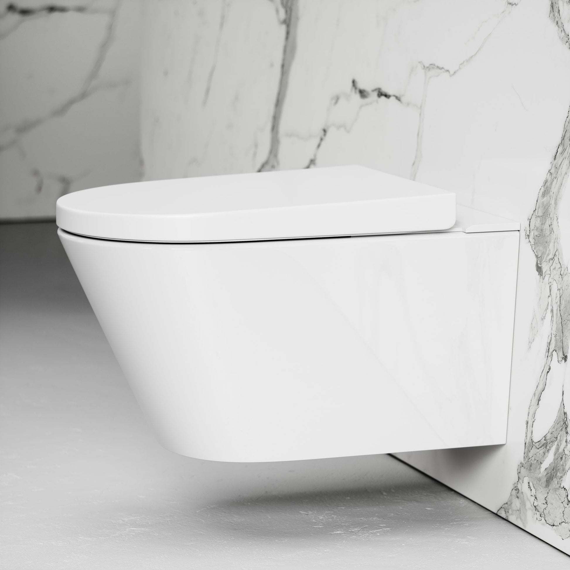 Intellismart Wall Hung Rimless Toilet Bidet & Soft Close Seat