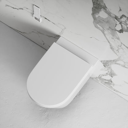 Intellismart Wall Hung Rimless Toilet Bidet & Soft Close Seat