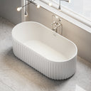 Jadore II Freestanding Fluted Stone Bath 1700mm