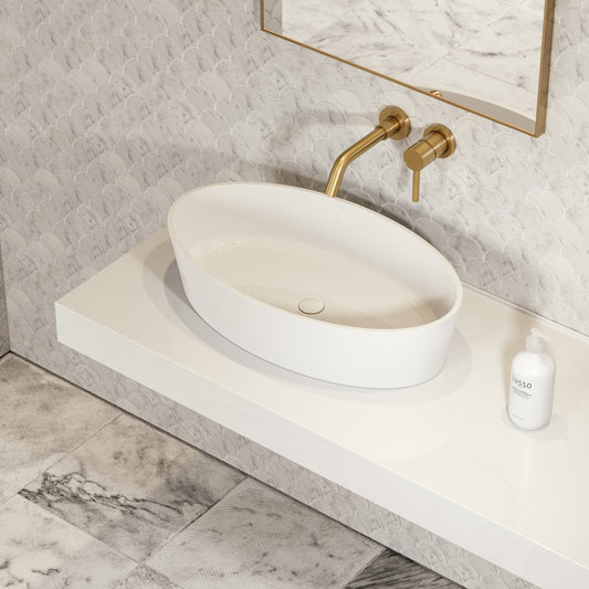 Kurv Countertop Stone Basin 600mm