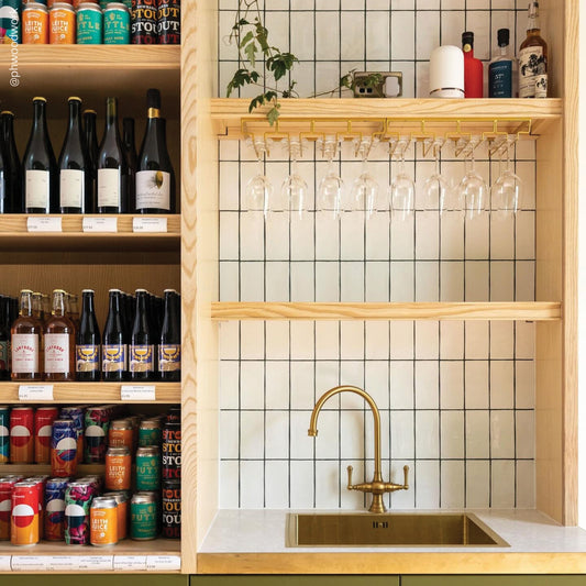 Lambeth Single Hole Traditional Kitchen Tap Brushed Gold