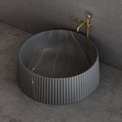 Lamp Pietra Grey Marble Freestanding Bath 1350mm