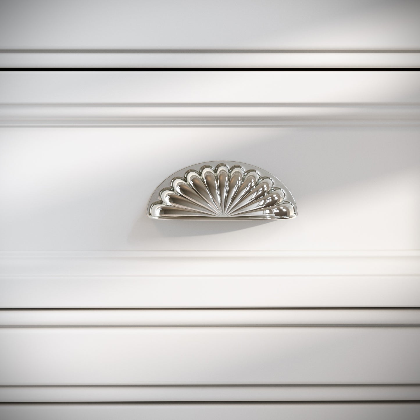 Latchford Polished Nickel Cup Handle