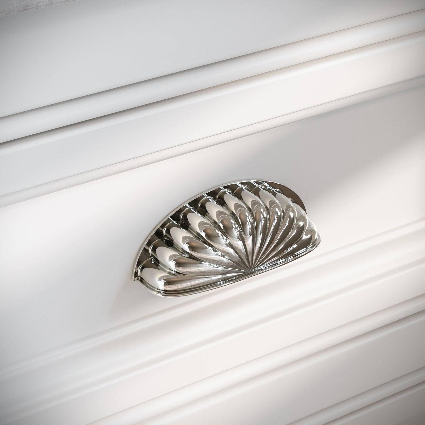Latchford Polished Nickel Cup Handle