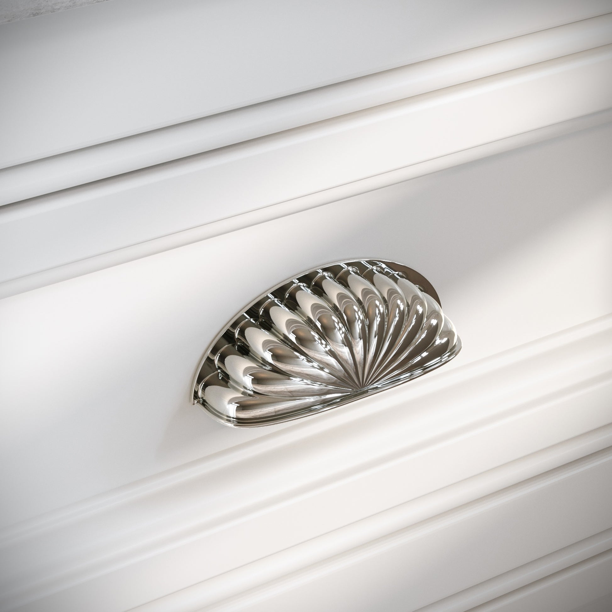 Latchford Polished Nickel Cup Handle