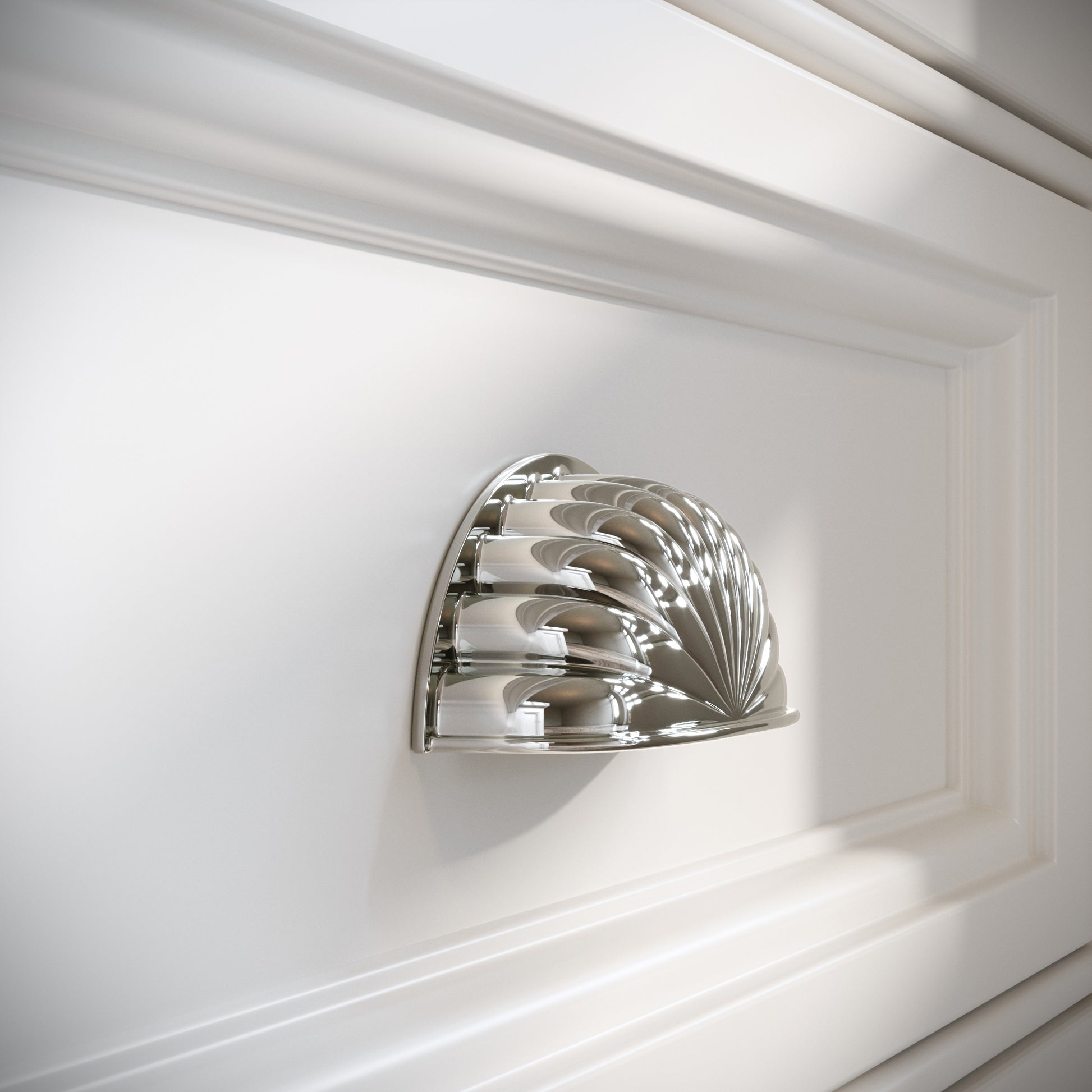 Latchford Polished Nickel Cup Handle