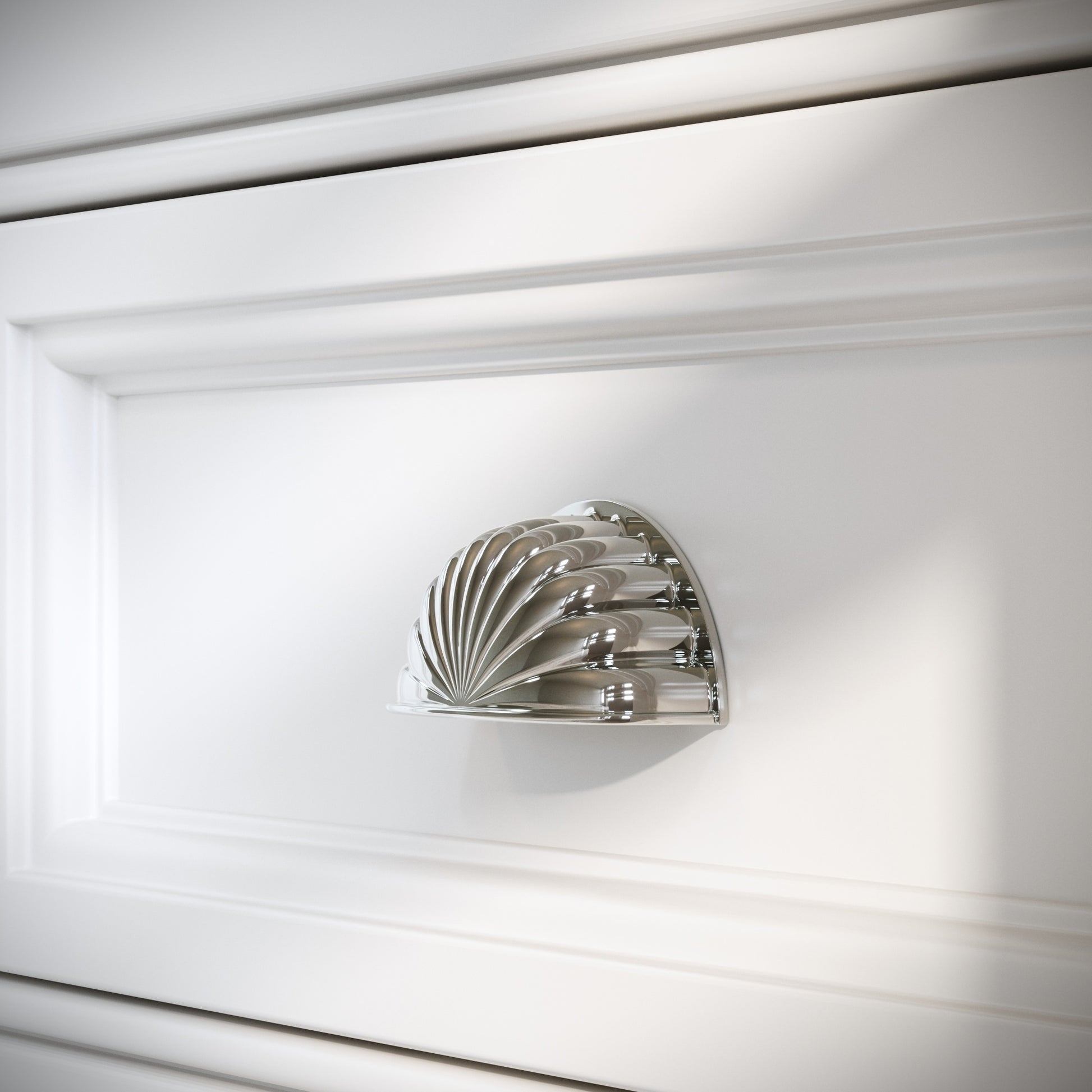 Latchford Polished Nickel Cup Handle