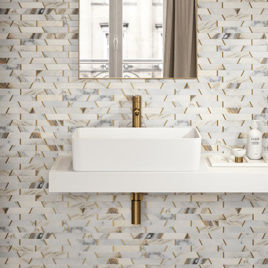 Lauro Countertop Stone Basin 600mm