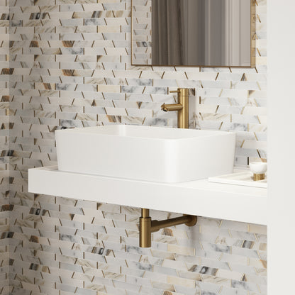 Lauro Countertop Stone Basin 600mm