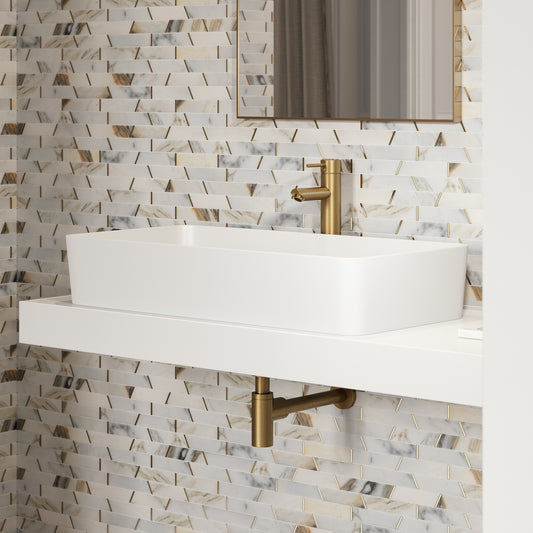 Lauro Countertop Stone Basin 800mm