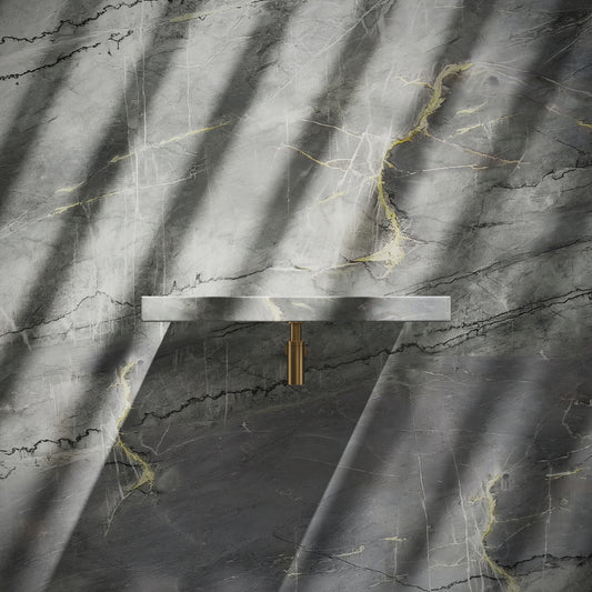 Levitare Amazon Blue Marble Ultra Thin Wall Hung Basin 600mm