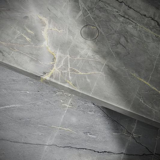 Levitare Amazon Blue Marble Ultra Thin Wall Mounted Basin 800mm