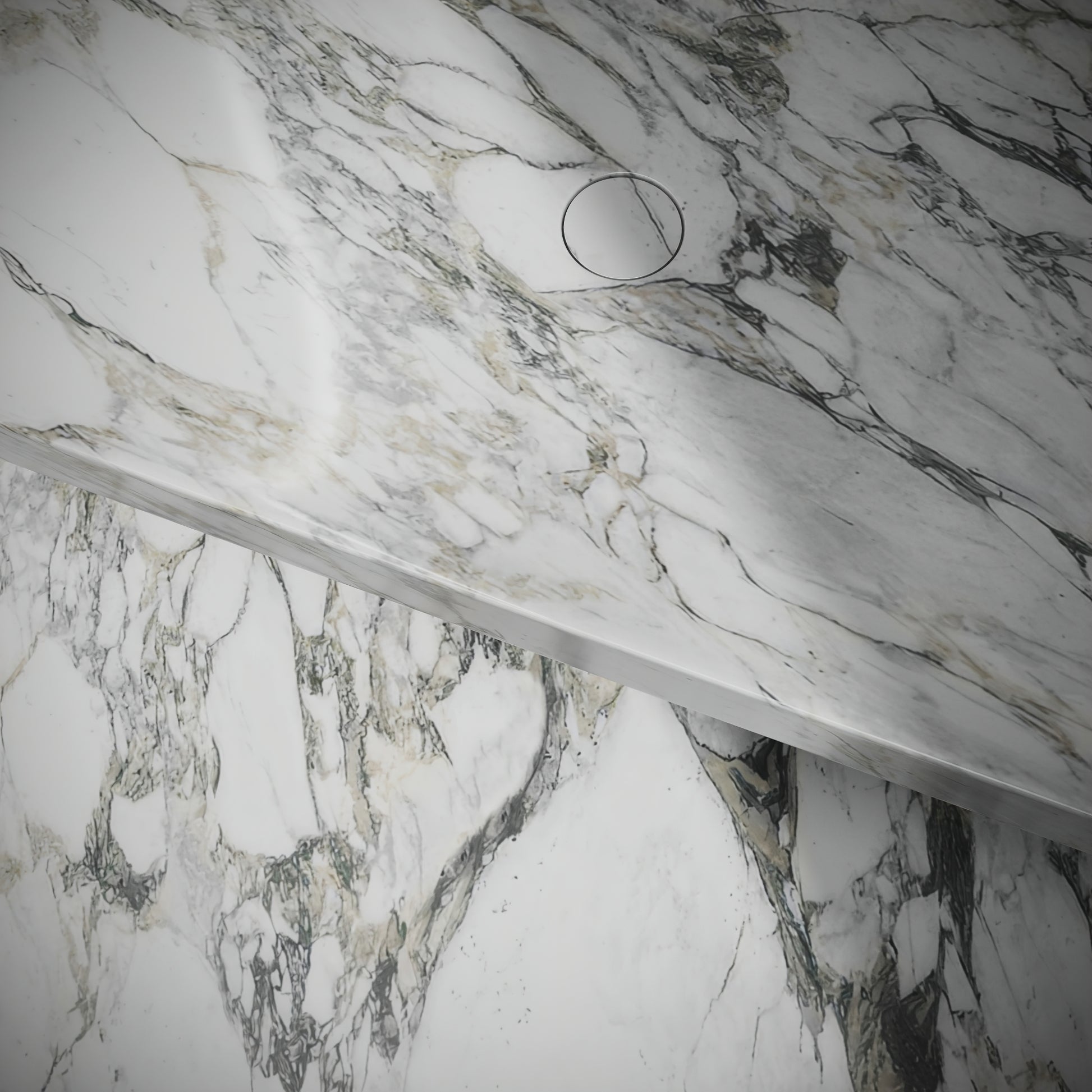 Levitare Arabescato Marble Ultra Thin Wall Mounted Basin 1000mm