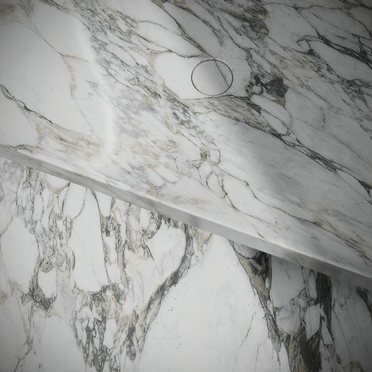Levitare Arabescato Marble Ultra Thin Wall Mounted Basin 1000mm