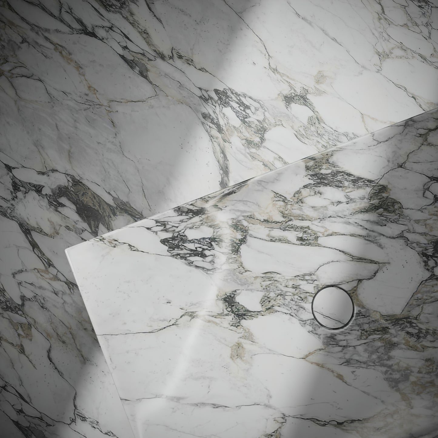 Levitare Arabescato Marble Ultra Thin Wall Mounted Basin 800mm