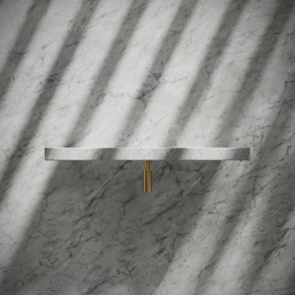 Levitare Carrara Marble Ultra Thin Wall Mounted Basin 800mm