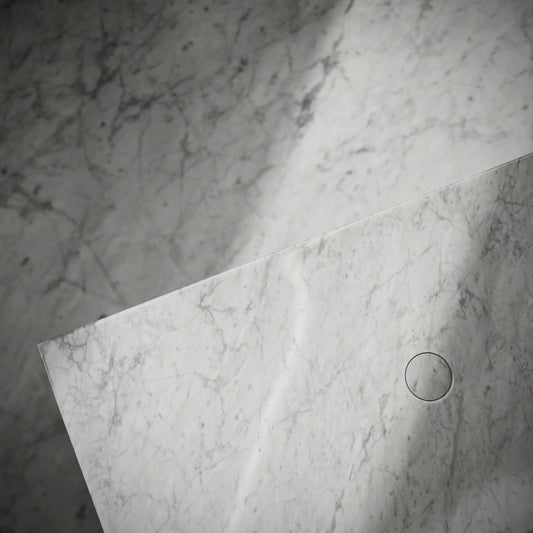 Levitare Carrara Marble Ultra Thin Wall Mounted Basin 800mm