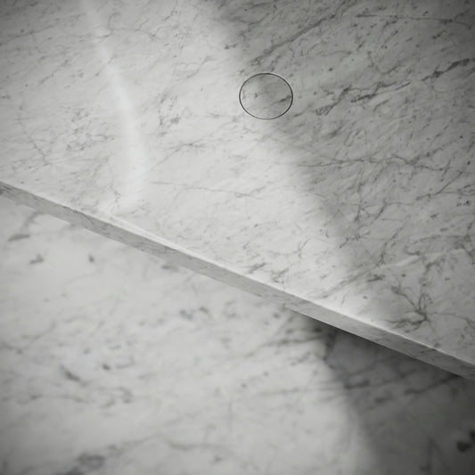 Levitare Carrara Marble Ultra Thin Wall Mounted Basin 800mm