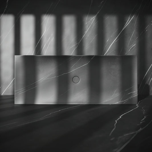 Levitare Grey Pietra Marble Ultra Thin Wall Mounted Basin 1000mm