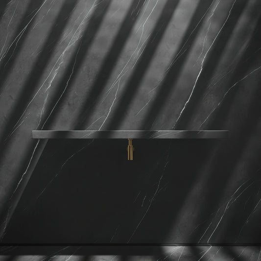 Levitare Grey Pietra Marble Ultra Thin Wall Mounted Basin 1200mm (Centre Waste)