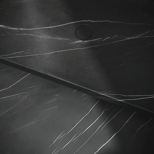 Levitare Grey Pietra Marble Ultra Thin Wall Mounted Basin 1200mm (Centre Waste)