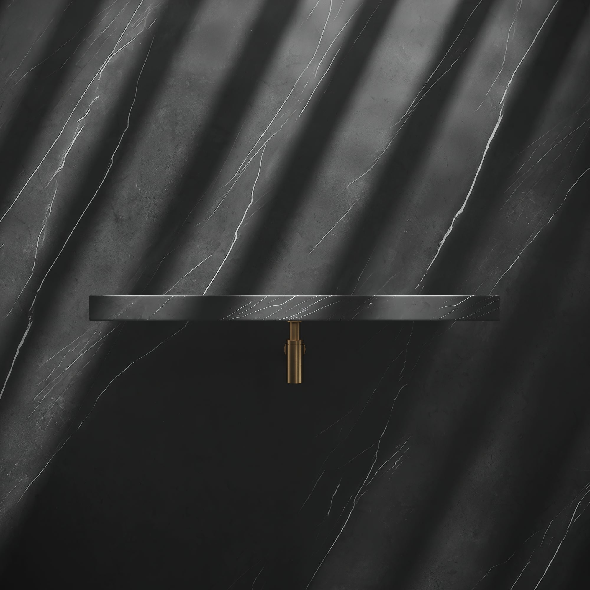 Levitare Grey Pietra Marble Wall Hung Basin 800mm - LUSSO