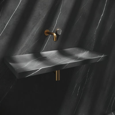 Levitare Grey Pietra Marble Ultra Thin Wall Mounted Basin 800mm