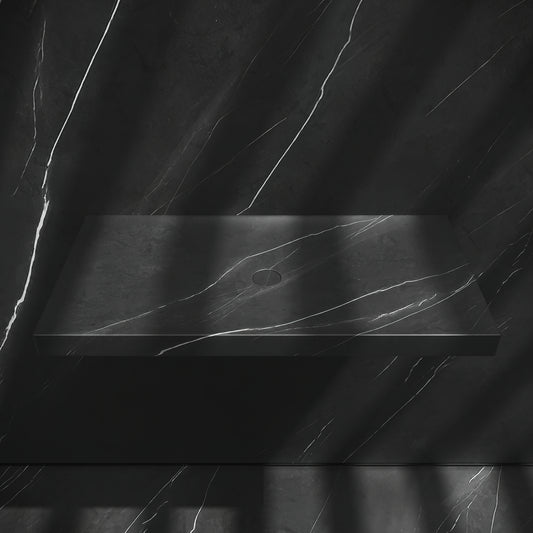 Levitare Grey Pietra Marble Ultra Thin Wall Mounted Basin 800mm