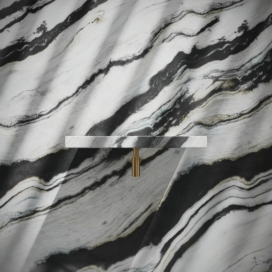 Levitare Panda Marble Ultra Thin Wall Hung Basin 600mm