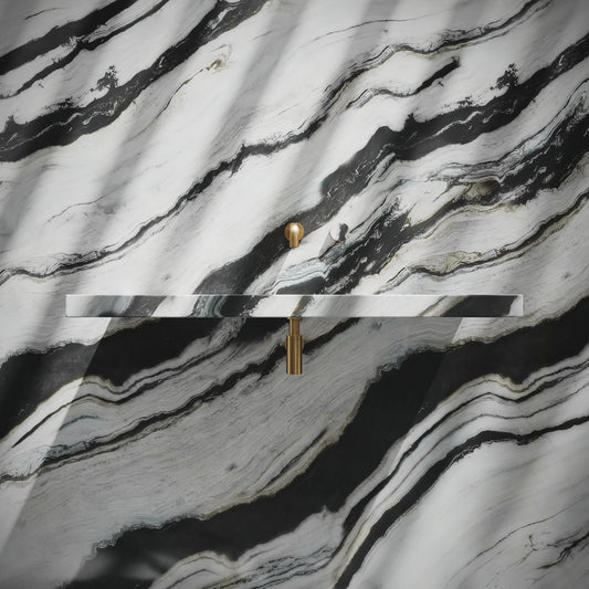 Levitare Panda Marble Ultra Thin Wall Mounted Basin 1000mm